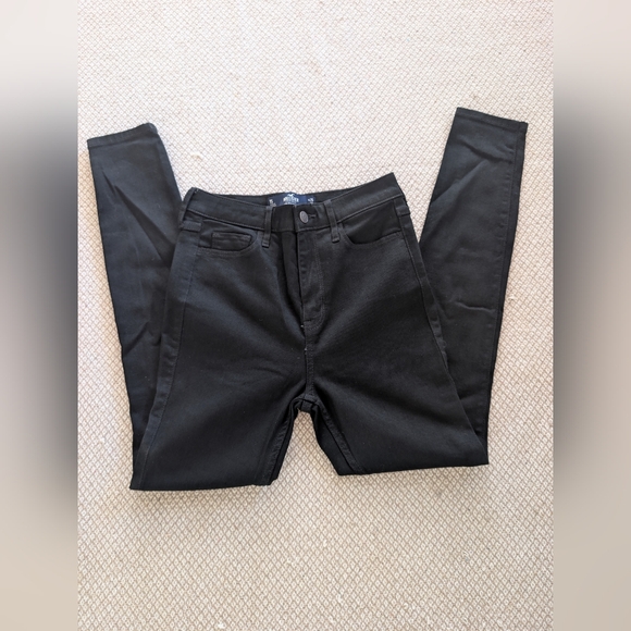 Hollister Women's Black Skinny Jeans Baddie - Picture 4 of 7